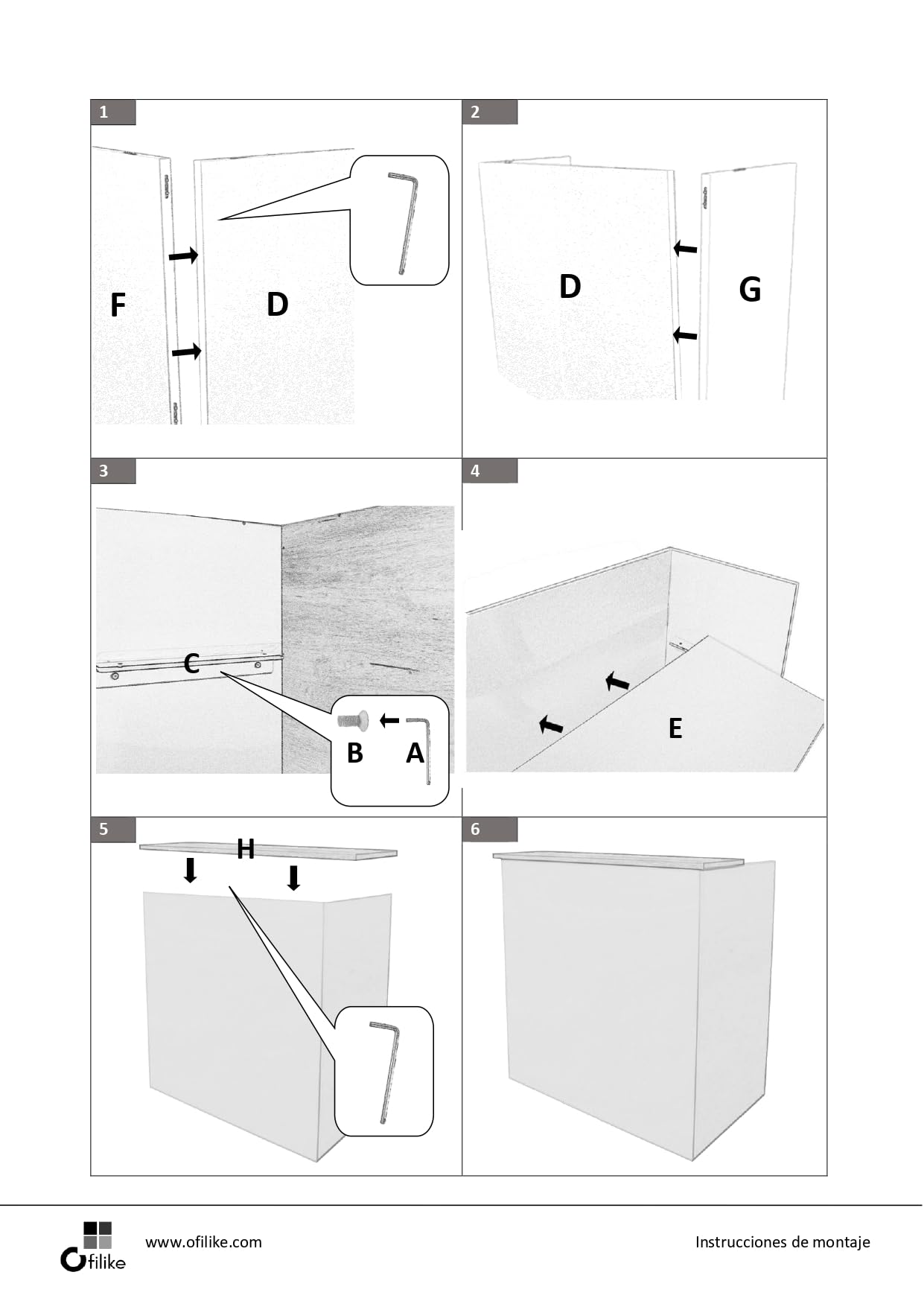 Contatore Eros, Modello semplice. Tavolo da reception per ufficio e affari (160 cm di larghezza, bianco)