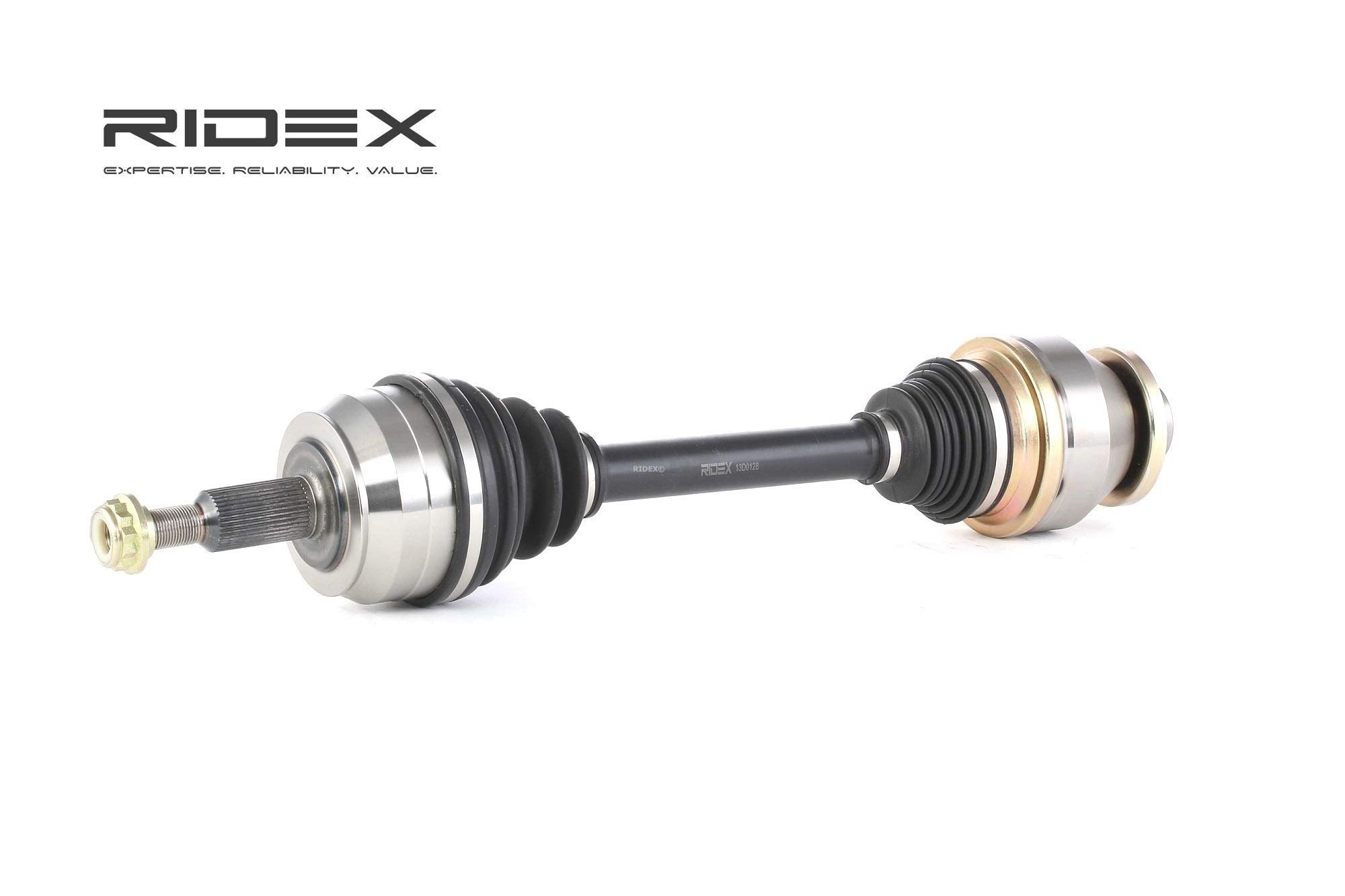 RIDEX 13D0128 Árbol de transmisión Delantero Izquierda Compatible con VW Multivan T5 7HM, 7HN, 7HF, 7EF, 7EM, 7EN