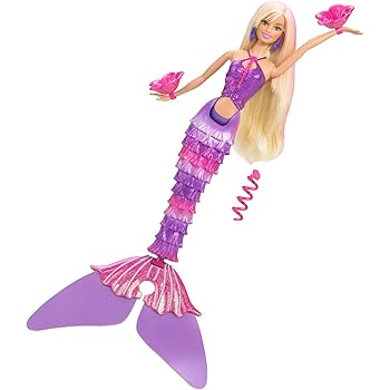 Mattel T1474 - Barbie - schwimmende Meerjungfrau blond, Puppe: Amazon