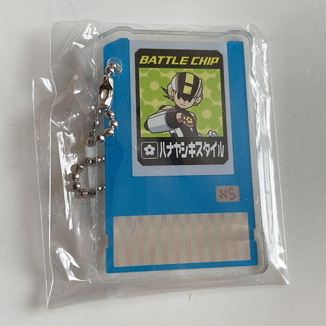 ロックマンエグゼ　ハナヤシキスタイルバトルチップ型キーチェーン　花やしき Amazon.co.jp: ロックマンエグゼ ハナヤシキスタイルバトルチップ型