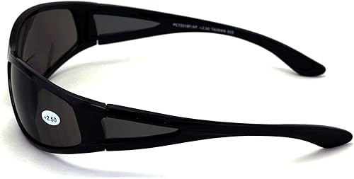 Miniatura 2 de V.W.E. Lentes de sol de lectura bifocales para hombre, lentes de sol envolventes casi invisibles para exteriores