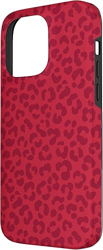 Miniatura 2 de Carcasa para iPhone 14 Pro Max con estampado de leopardo, guepardo y animal, color rojo claro