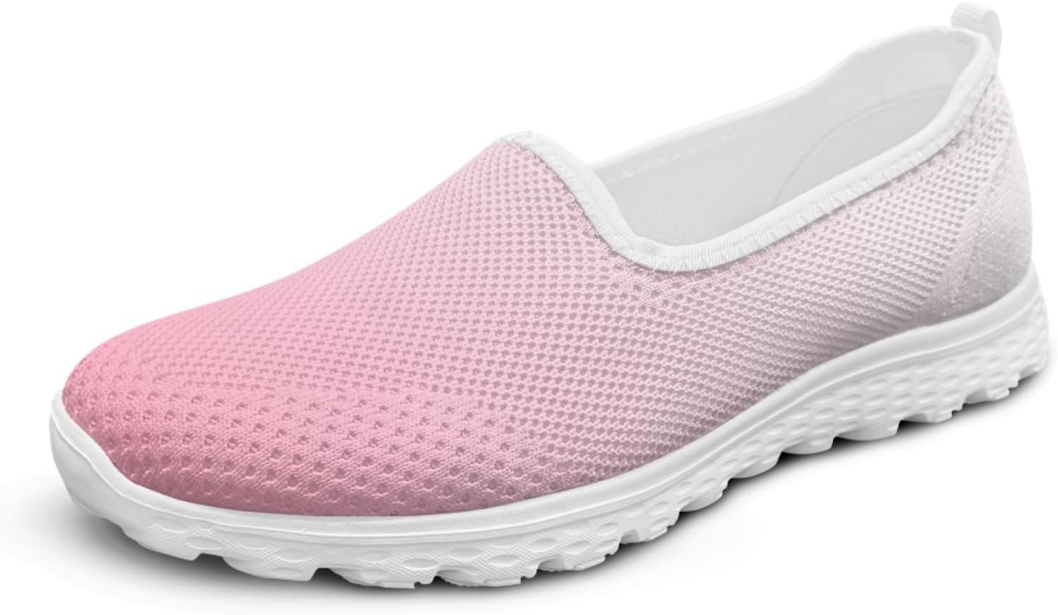 Pink Round Toe Cute Shoes for Office Work Women Elegant Slip On Flat Lightweight Comfortable Walking Shoes Women Summer Casual Daily Wear Gifts for Wife Mom Sister - Image 5