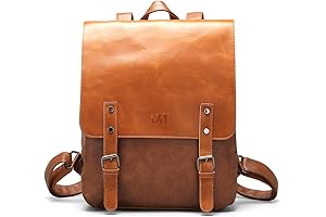 LXY Vegan Leather Backpack: Vintage-Inspired Style and Practicality