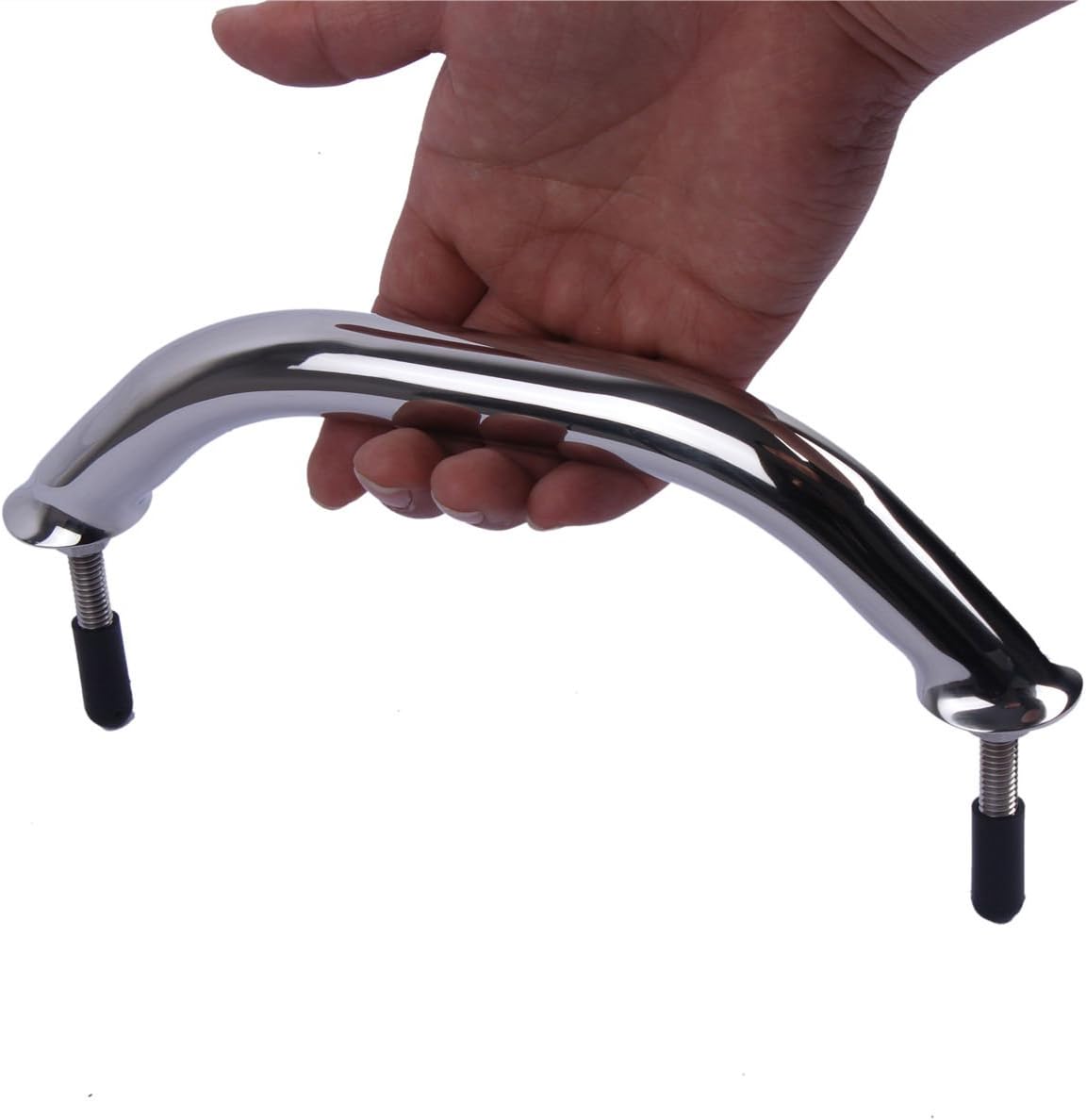 Hoffen 8" Handle Handrail 316 Stainless Steel Polished Grab Bar Hardware Multipurpose