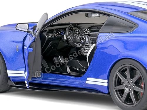 Miniatura 9 de solido S1805901 Ford Coche miniatura coleccionable, azul, escala 118