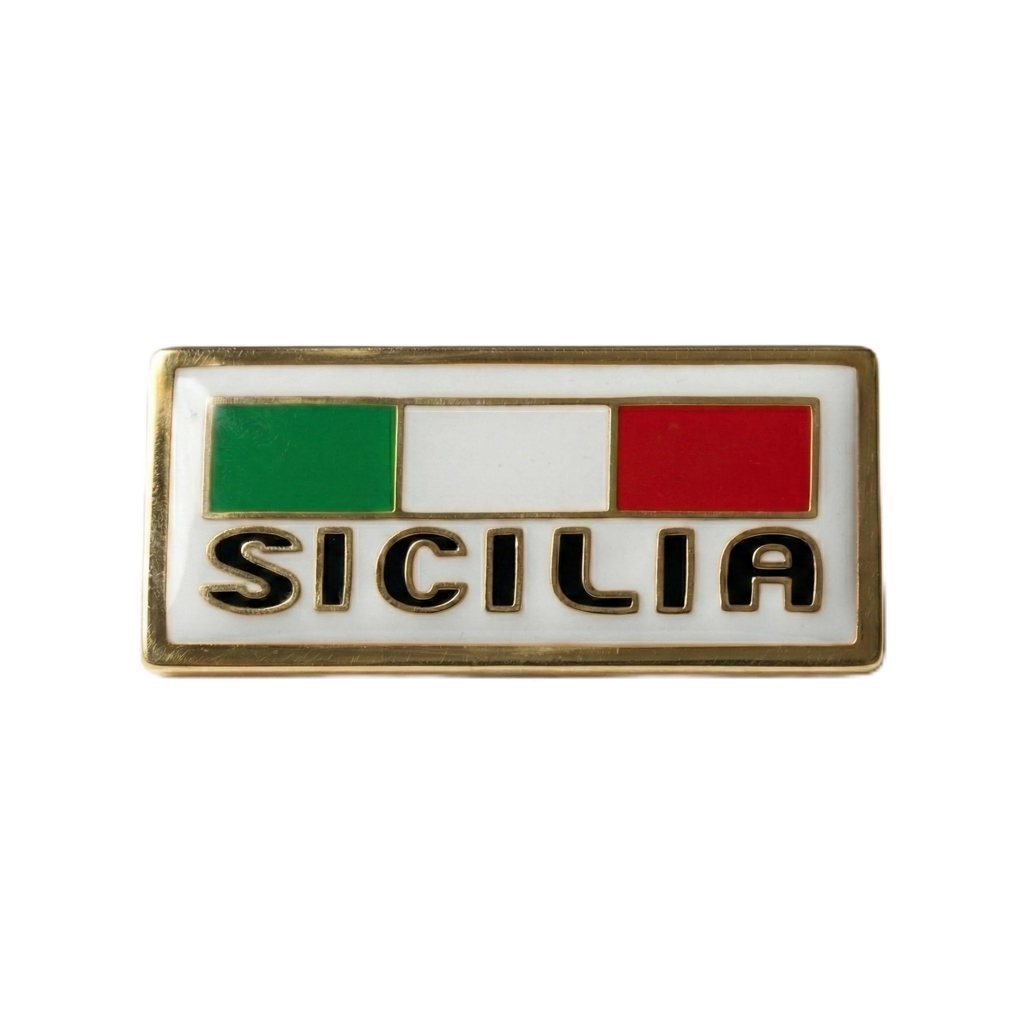 Sicilia Flag Italian Lapel Pin –From Italy Collection of Italian Pride Products at PSILoveItaly-image-0
