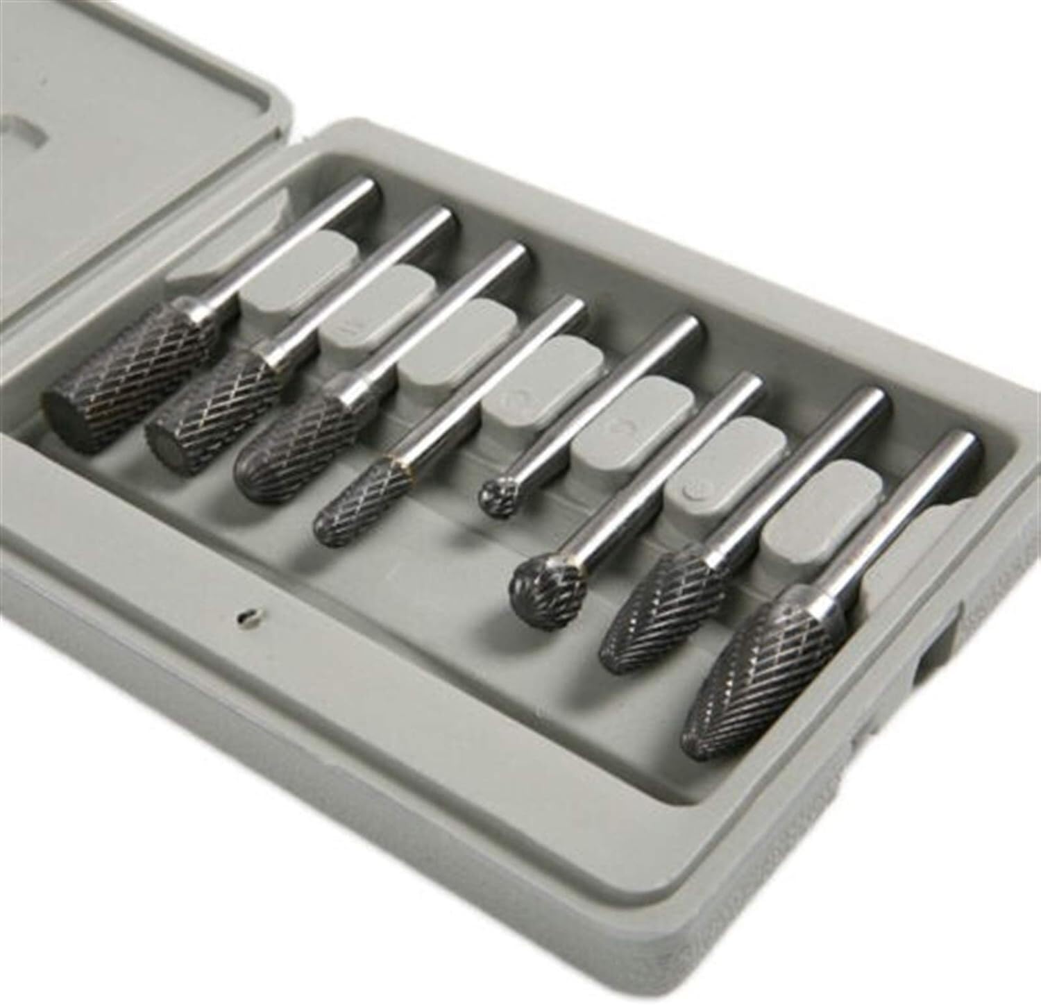 Limas de metal for acero, herramientas mecánicas, Juego de limas de escofina de metal, 8 piezas, brocas de carburo de 1/4 ", lima rotativa de 6 mm, herramienta de grabado CNC, lima resistente