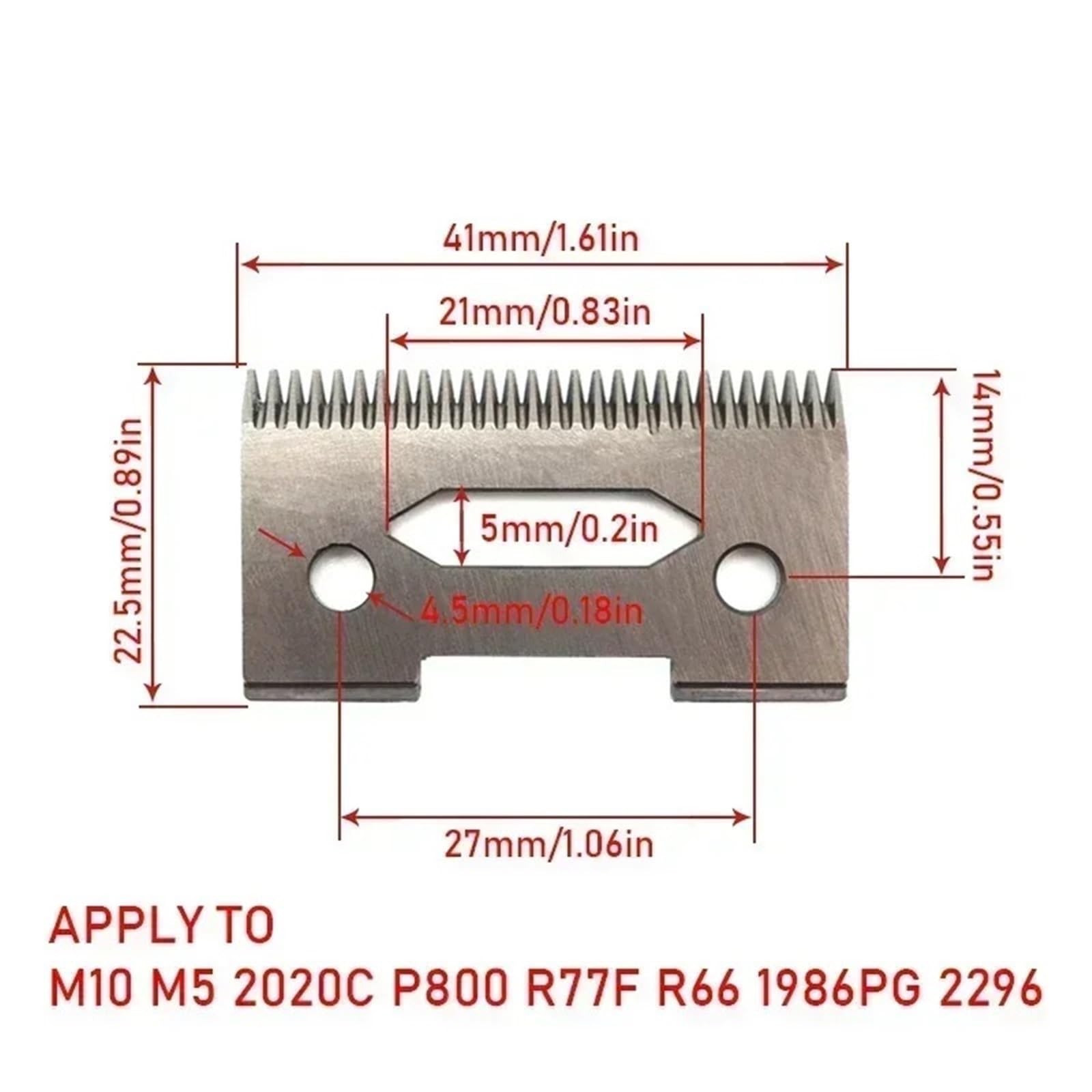 Lames De Coupe En Céramique, Compatibles Avec Les Tondeuses À Cheveux MADESHOW, M10/M5f/KM2296 ; Tête De Rechange Mobile(1 Piece)