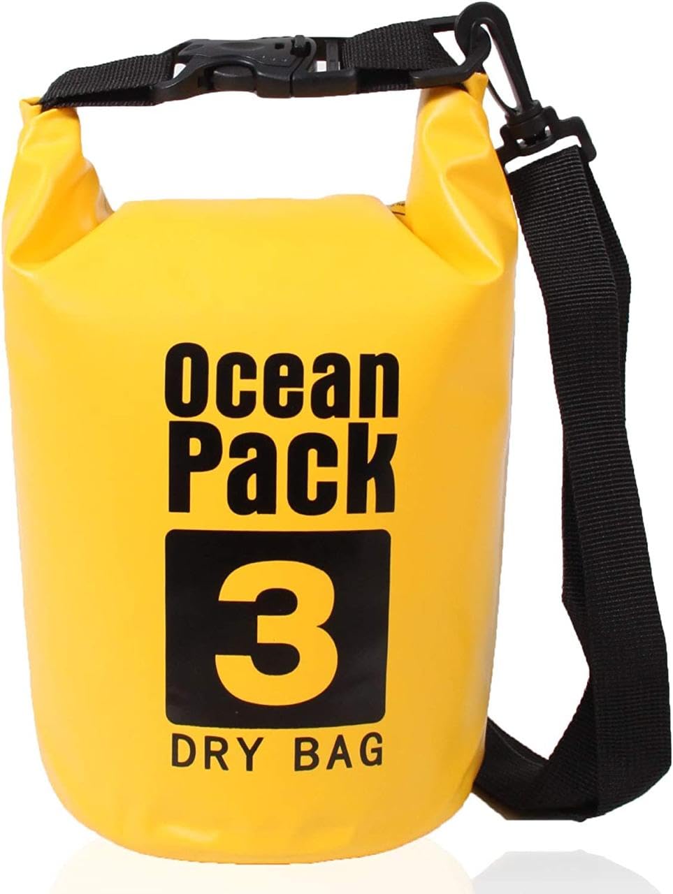 KLIVE Ocean Pack Waterproof Dry Bag (2L–30L) | Leakproof Roll Top Dry Sack | Waterproof Bag for Clothes, Phone & Travel | Floating Waterproof Bag for Swimming, Beach, Trekking & Travel (3 Liter)-image-14