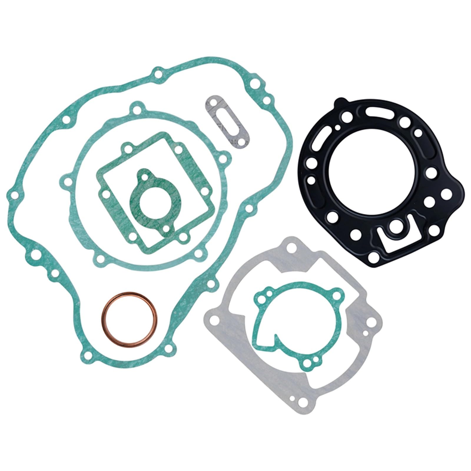Motorrad Motoren Kurbelgehäuse Kupplung Abdeckungen Zylinderkopf Dichtung Kit Set Anzug Für KDX200 1989-1994(1set)