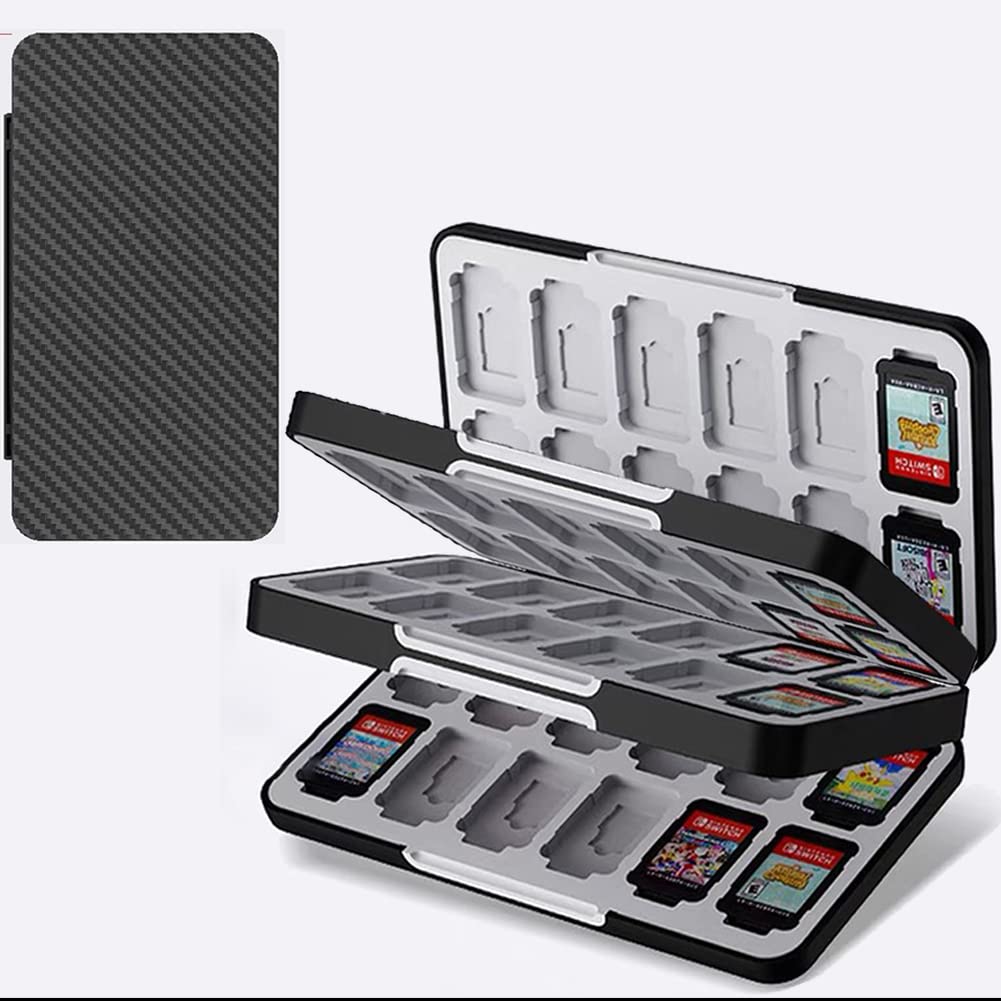 Amazon | Switch ゲームソフト 72枚ゲームカード収納ケース SD TF