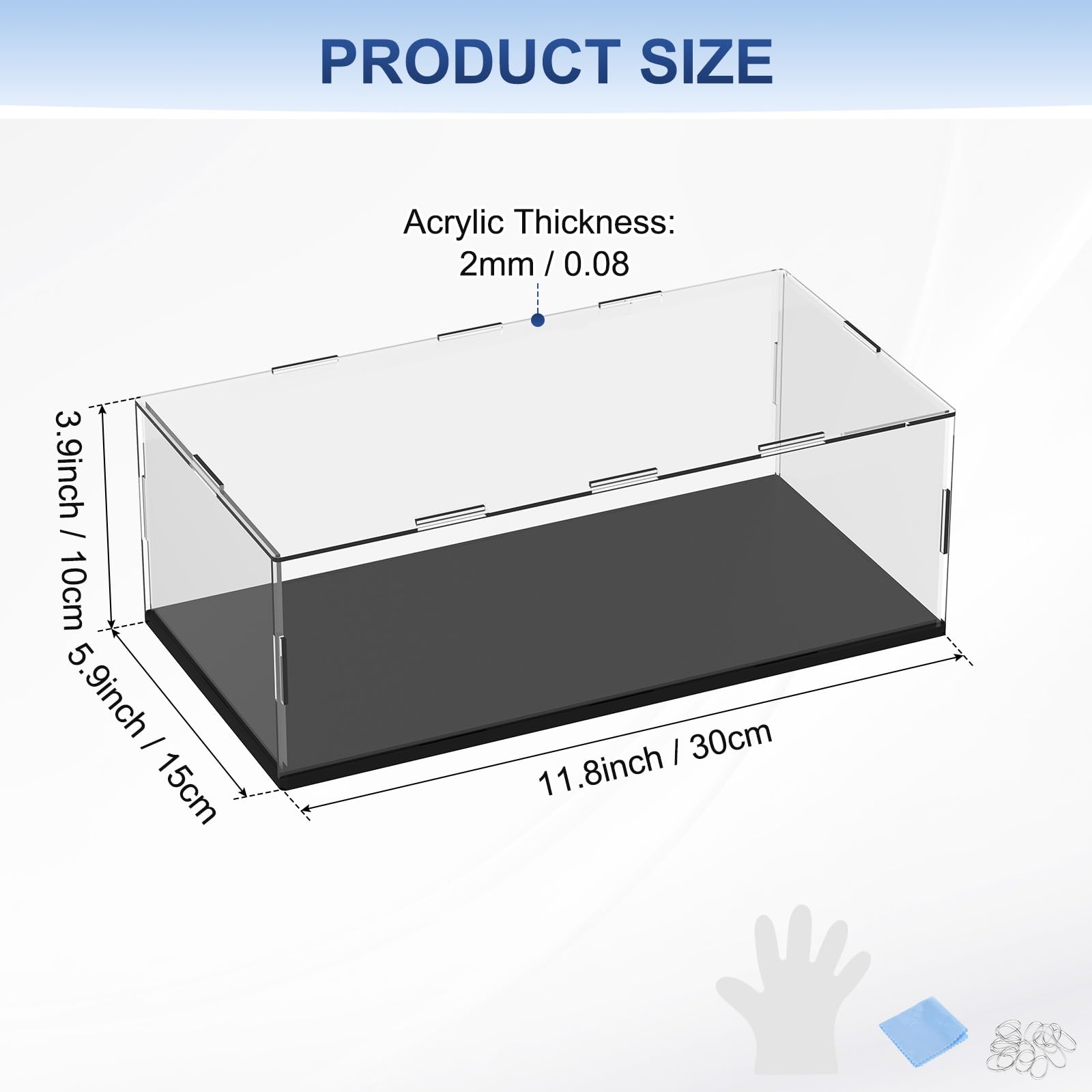 M METERXITY 1-Pack Acrylic Display Case - Image 3