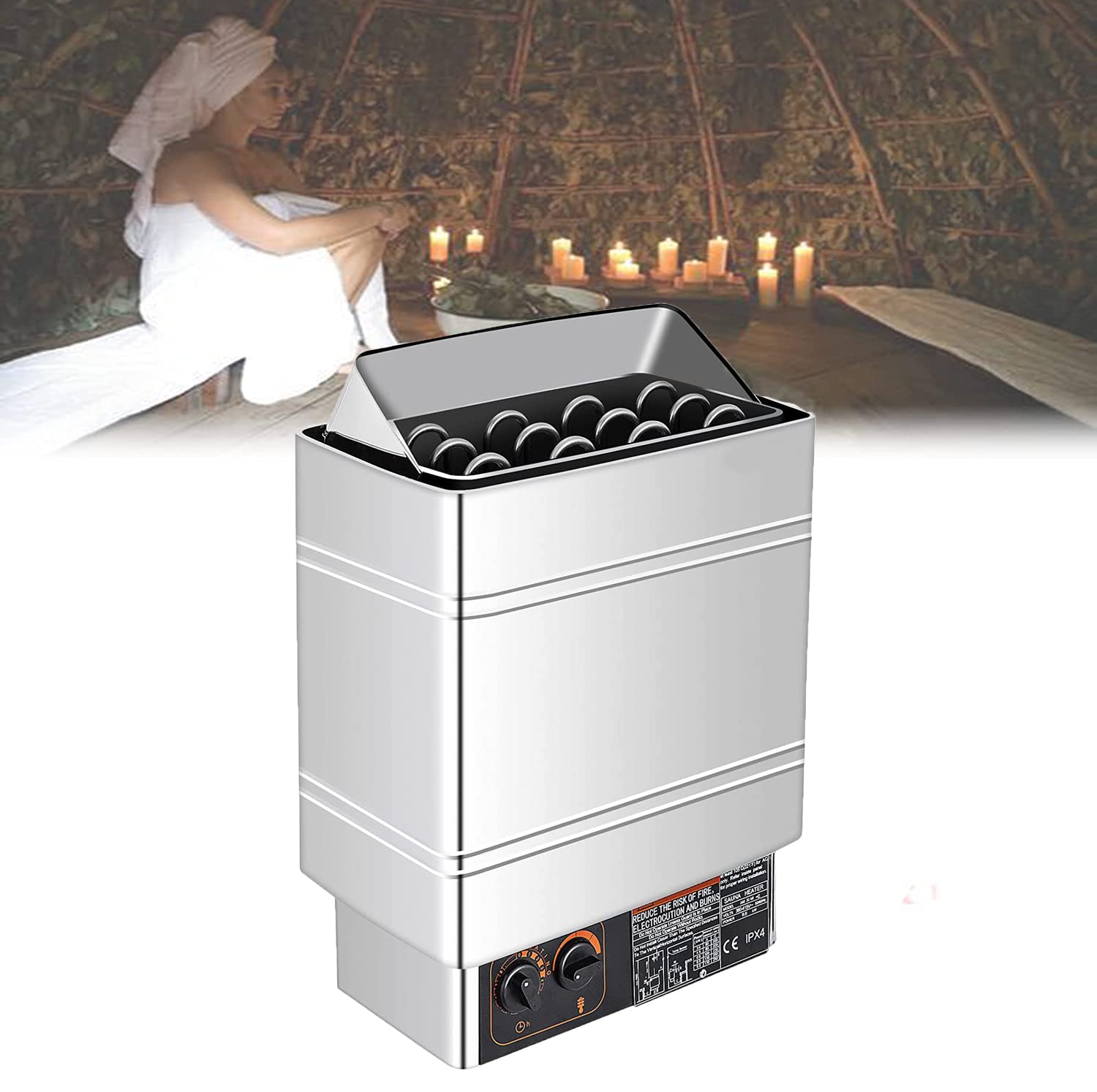 Buy UIGJIOG Sauna Heater 30 To 110 °C Overheating Protection Thermostat