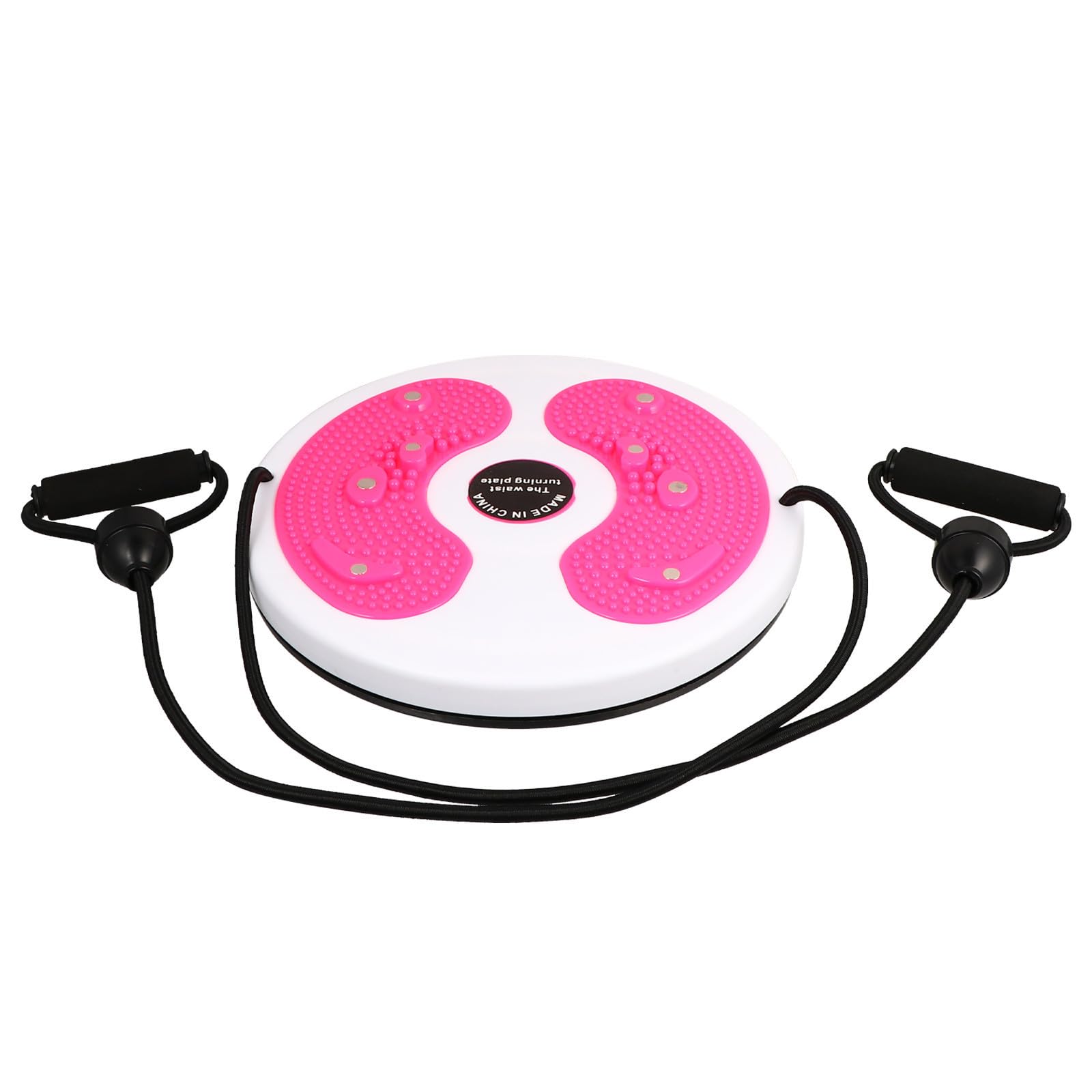 DRESSOOS Twist Waist Disc Board with Pull Rope, 27x27x3cm Red Plastic