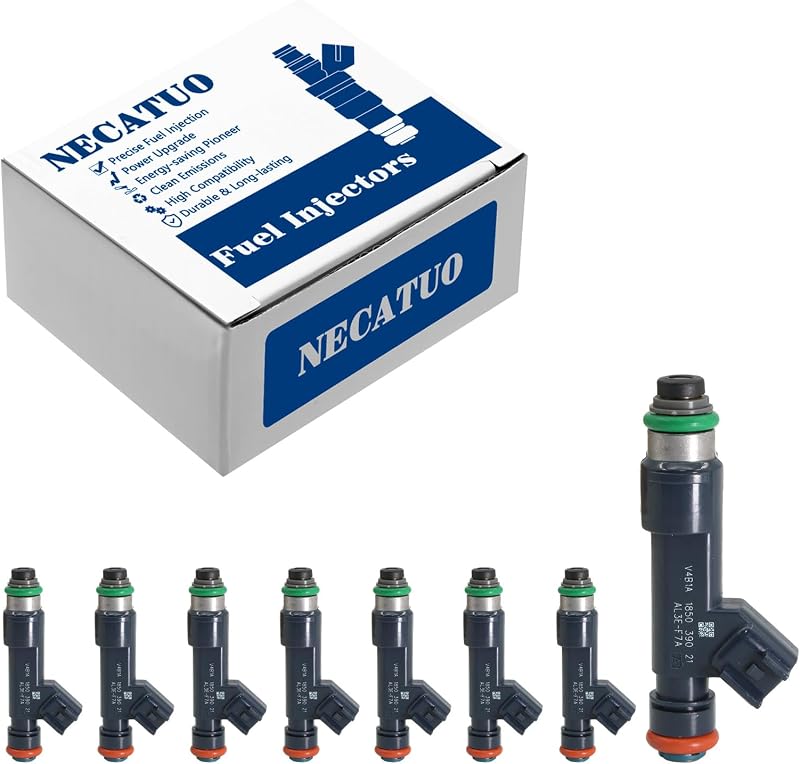 Kit com 8 Injetores de Combustível NECATUO FJ1166 para Ford 6.2L V8