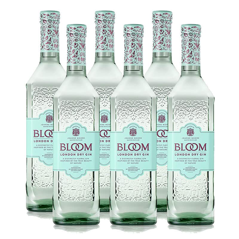 Bloom Gin 70 cl - England - Bloom Gin (6 Flaschen)
