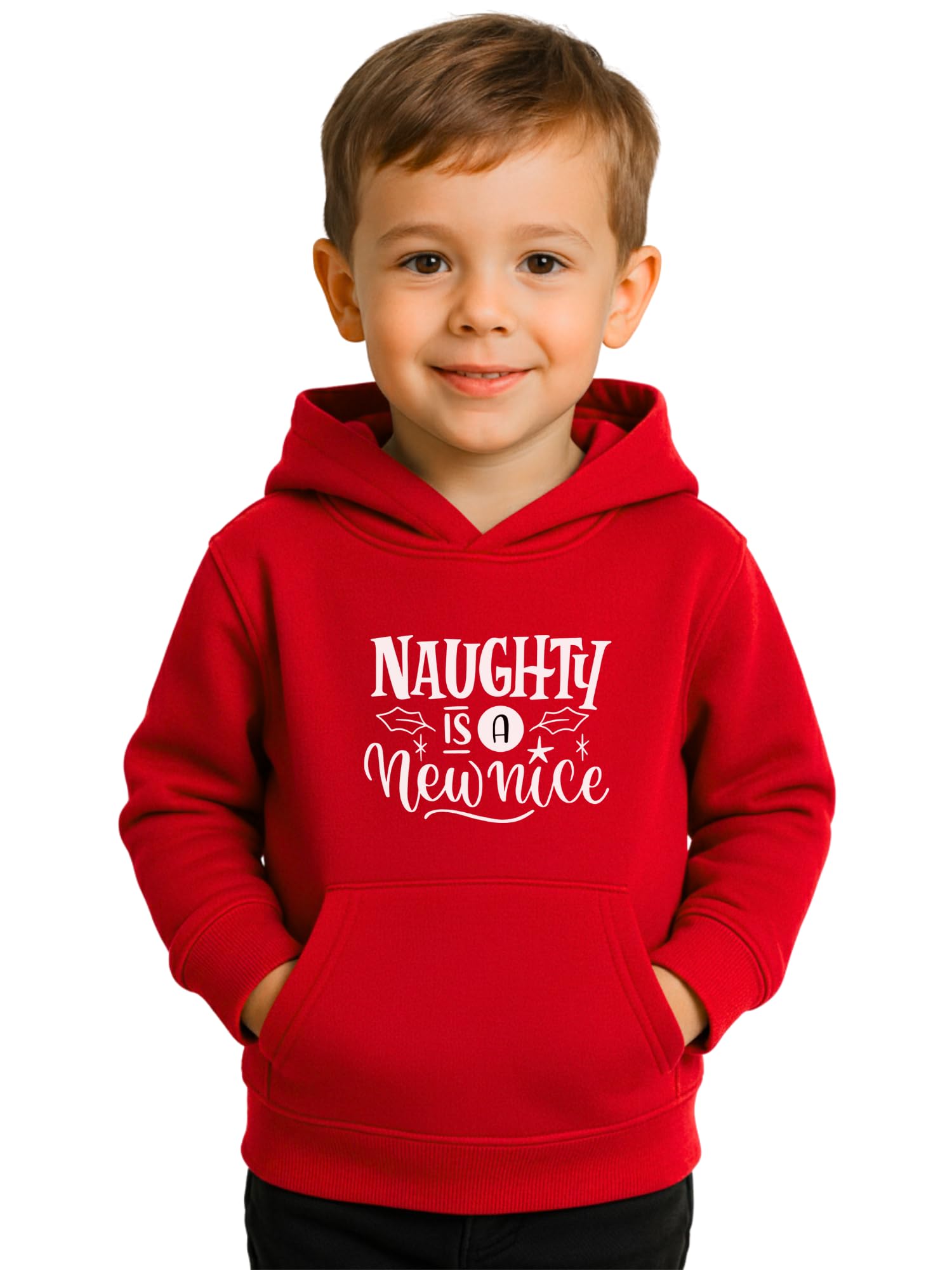Kids Hoodie for Boys | Soft Cotton Full Sleeve Hooded Jacket | Warm Winter Sweatshirt Naughty