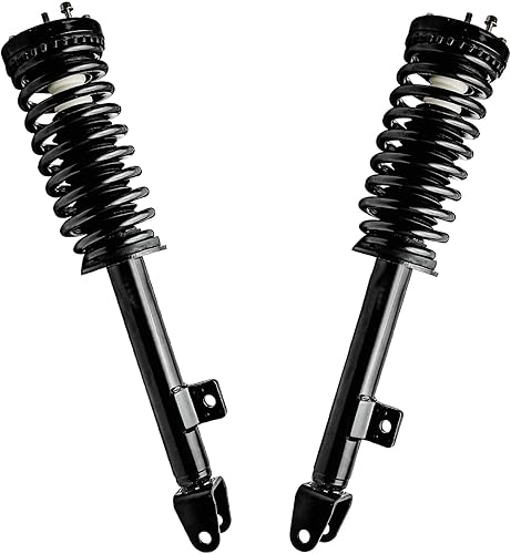 Miniatura 3 de Detroit Axle - Kit de suspensión delantera RWD para Chrysler 300 Dodge Charger 2005-2010, Magnum, puntales y resortes helicoidales brazos de control