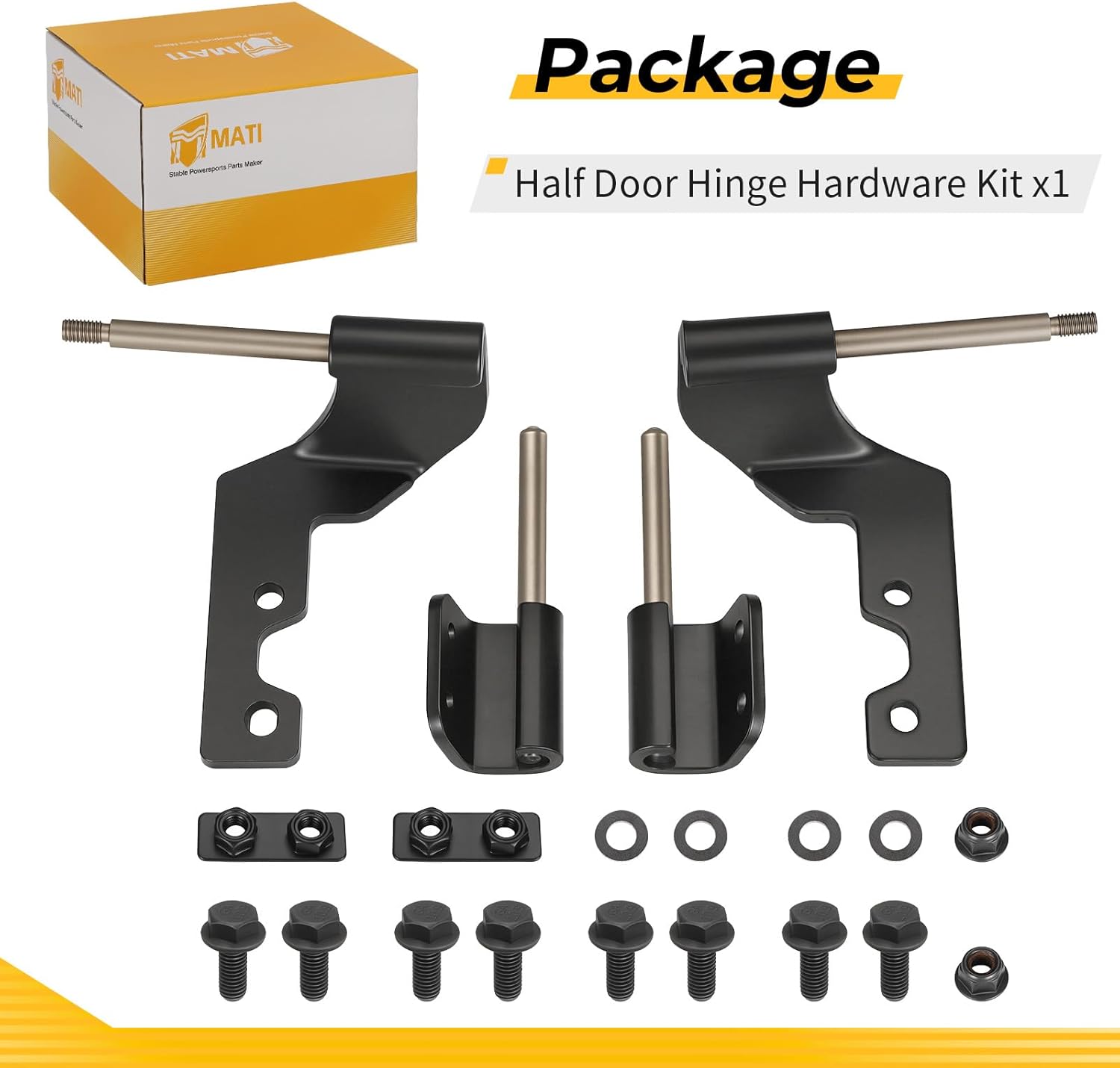 M MATI Half Door Hinge Hardware Kit for Polaris Ranger 1000 XP North-star 2018-2025 2207709