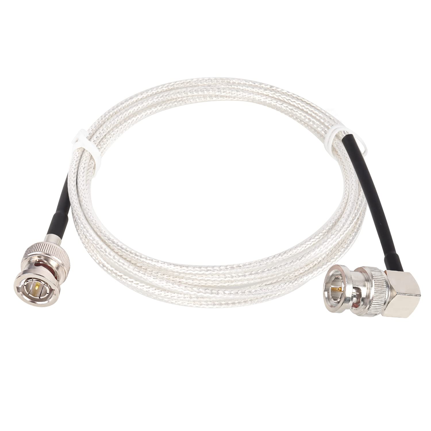 XRDS -RF SDI Cable 6FT, Flexible 3G/6G HD-SDI Cables, BNC Male to Right Angle BNC Male 75 Ohm RG179 Extension Cable for Cameras and Video Equipment