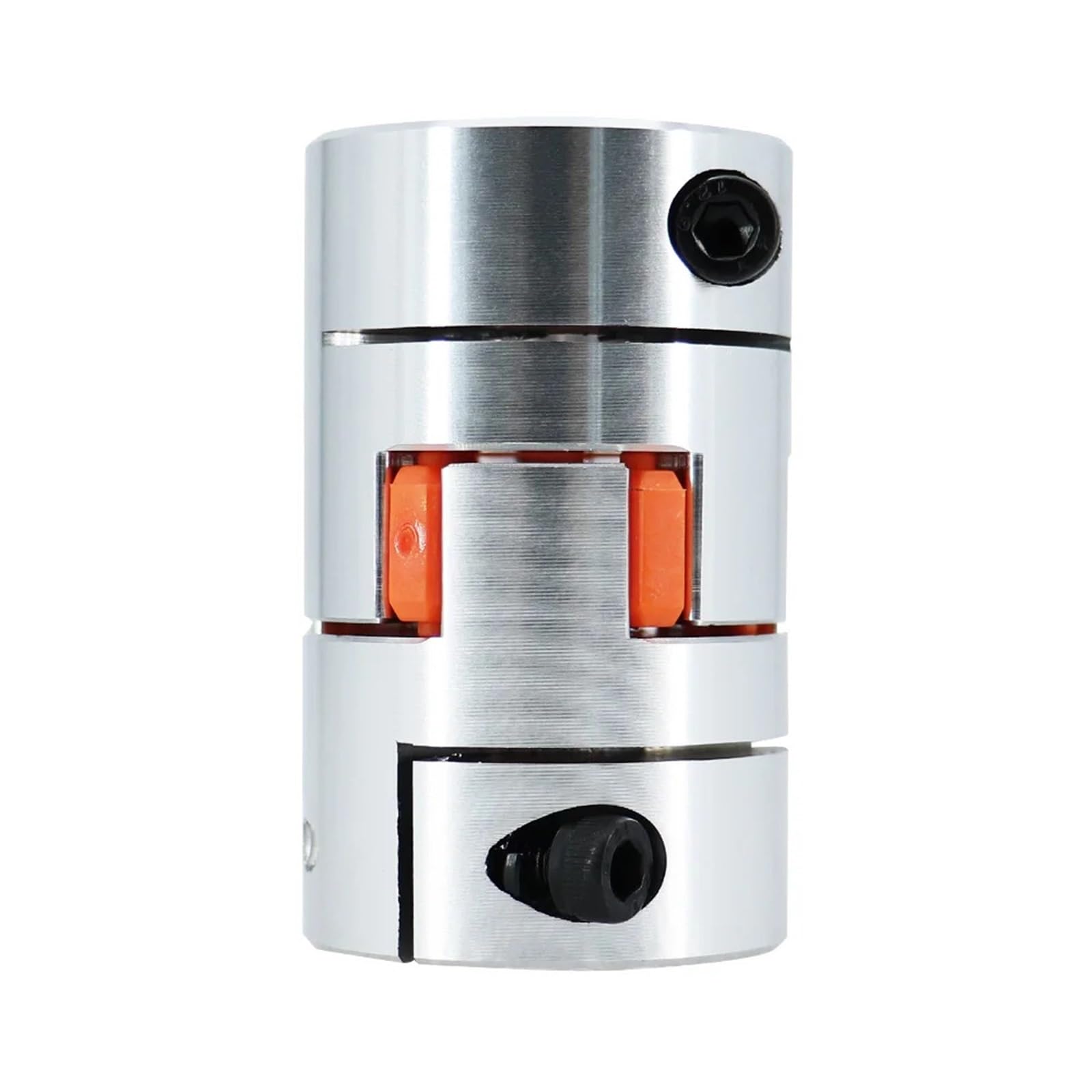 Flexible Jaw Spider Plum Coupling Shaft Coupler D40 L66mm 14/17mm with a Keyway 5mm at end for nema23 nema34 Motor(14-14 a Keyway 5mm)