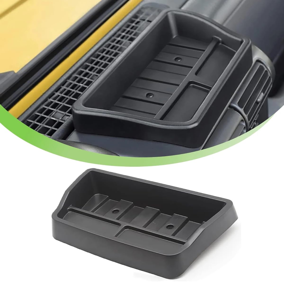 Scatola portaoggetti per Console Centrale Auto in ABS per Jeep Wrangler TJ 1997-2006, Vassoio Organizer per cruscotto