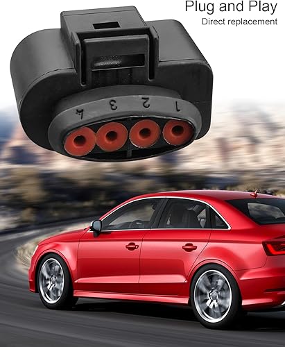 Miniatura 6 de Kit de reparación de conector de bobina de encendido con enchufe de arnés y herramienta de ocupación de espacio de 0.1 in compatible con Audi VW