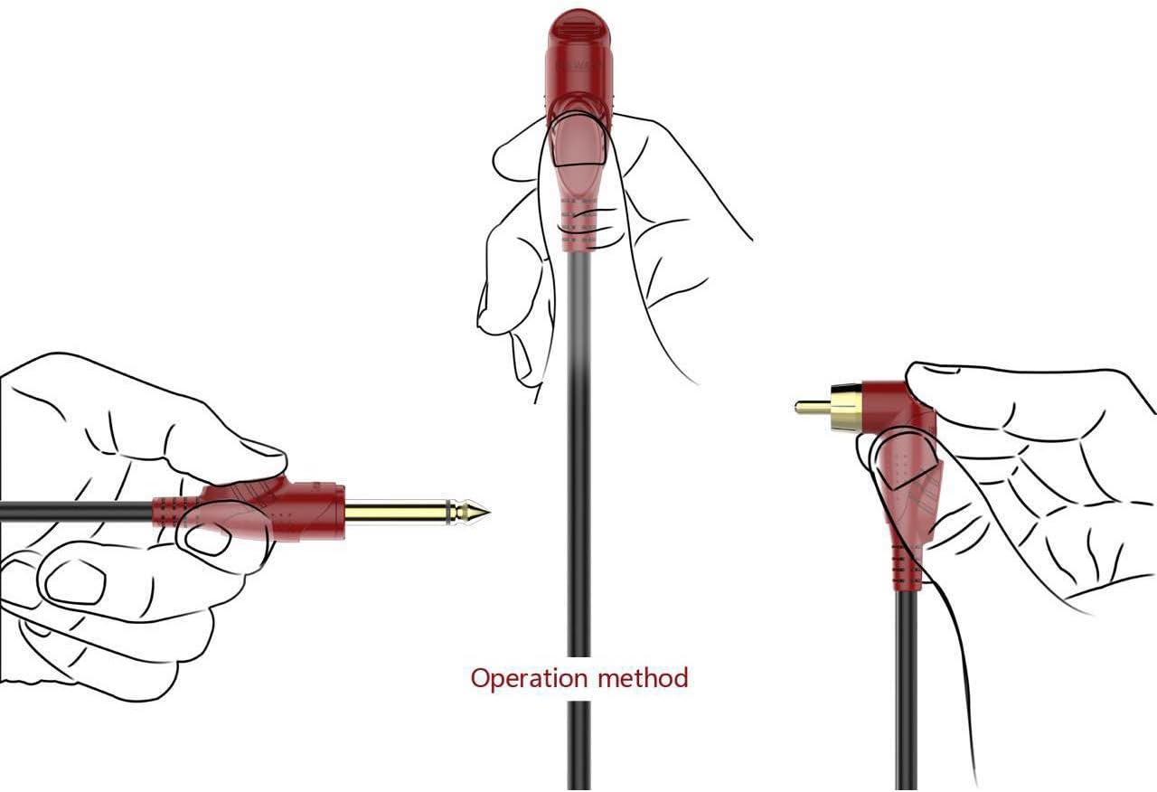 BIGWASP Premium Quality 79 Inches Silicone Soft Tattoo RCA Connector Cords for Rotary Tattoo Machines : Beauty & Personal Care