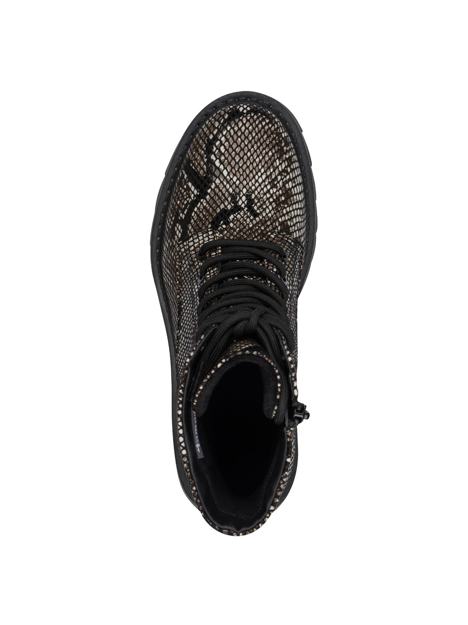 Tamaris Kobiety Tamaris Damen Lace Boot Flat 1-25918-43Buty za kostkę