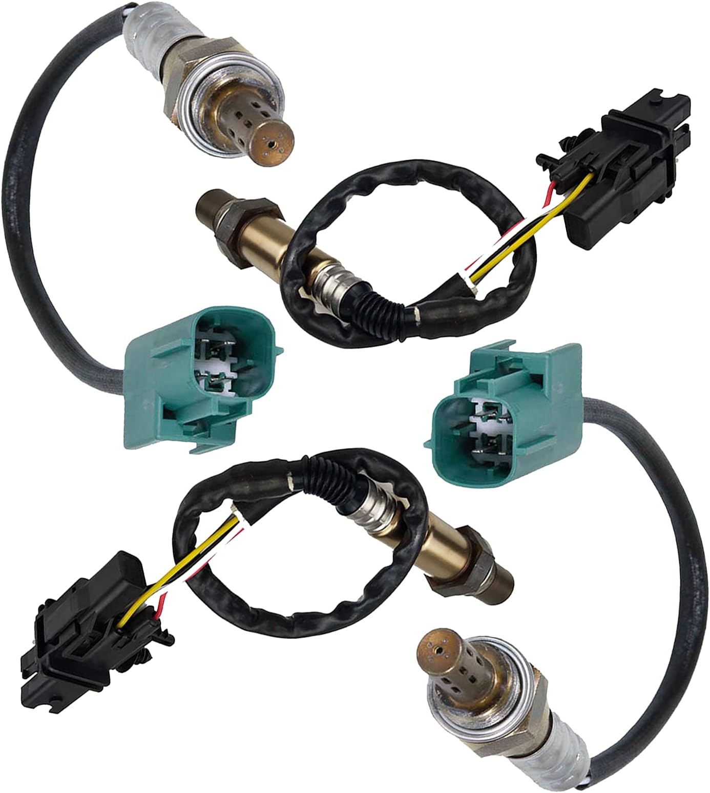 KEC Pack of 4Pcs O2 Oxygen Sensor Upstream And Downstream Replacement For Nissan Maxima Murano 2008-2004 234-5060 234-5060 234-4301 234-4301