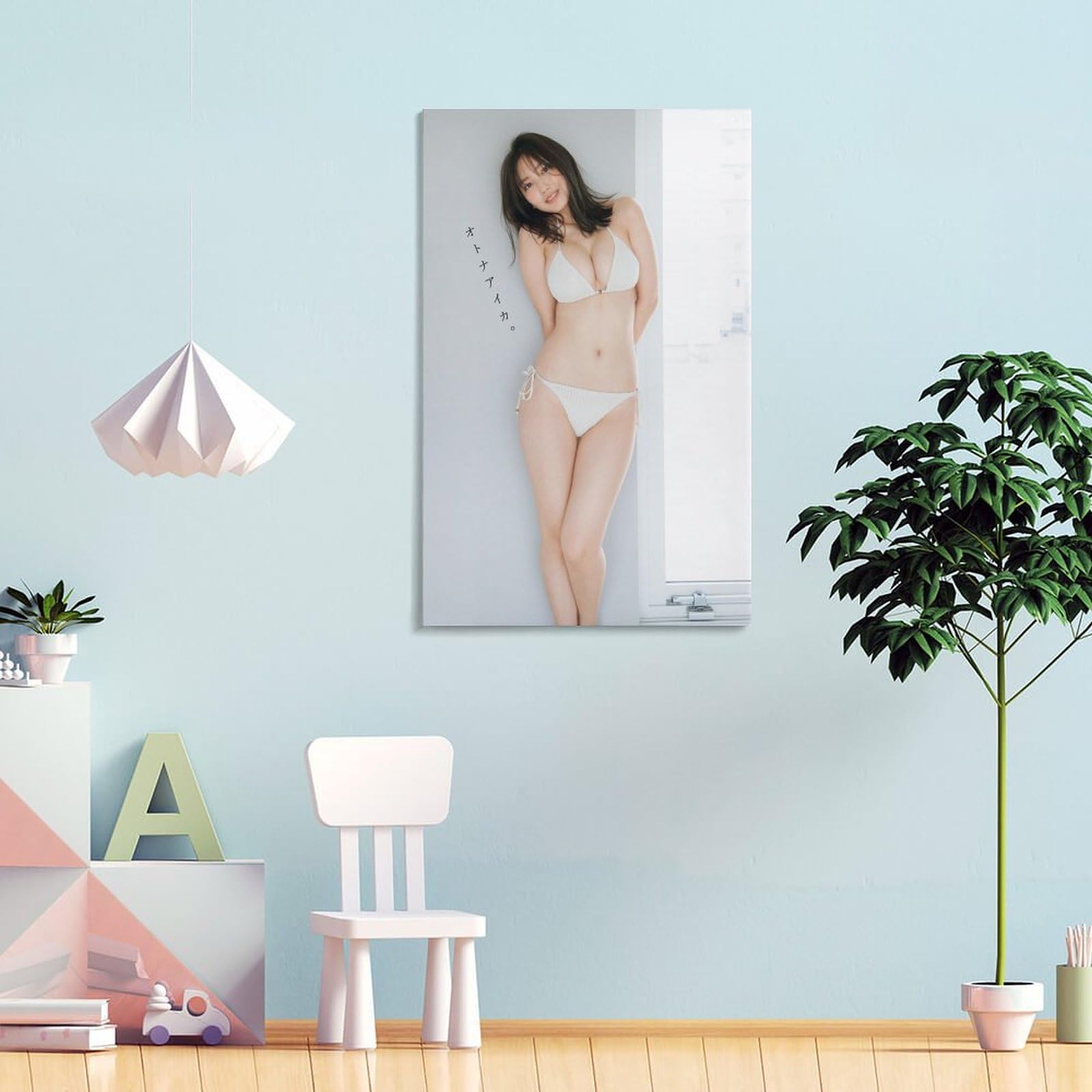 沢口愛華 直筆サイン入りアクリル額装ポスター パネル STRiKE！5回表