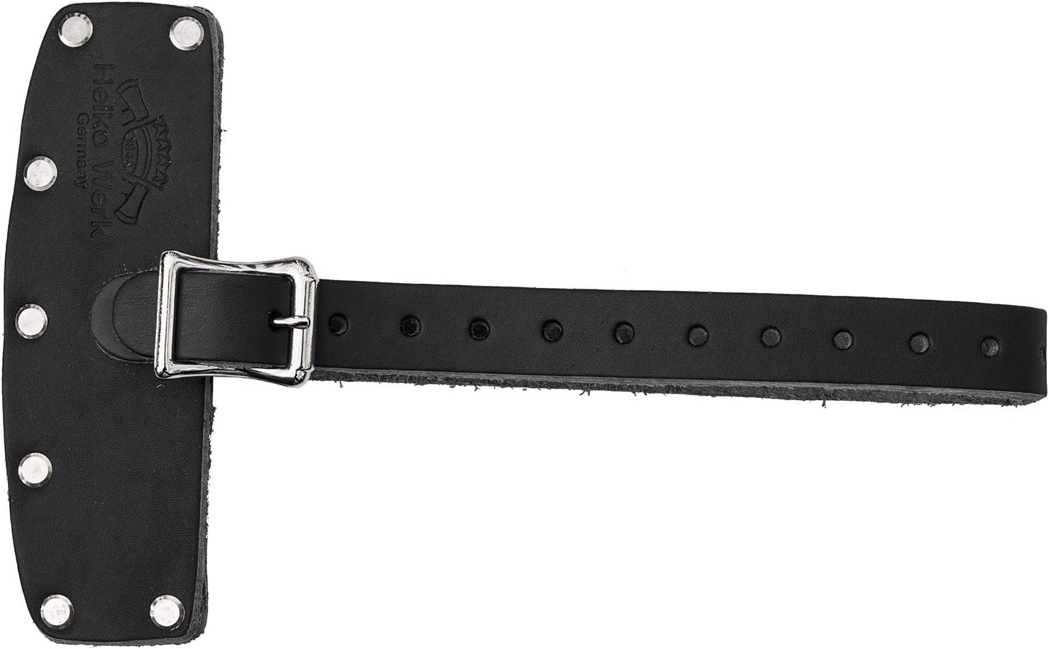 Helko Werk Leather Axe Sheath (Medium) - Geniune Leather Sheath for Axes and Hatchets Leather and Hatchet Cover and Axe Cover (Medium Black) S122BK