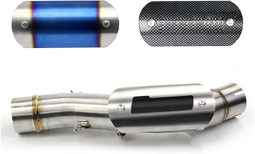 Miniatura 4 de Protector de tubo de escape para BMW 310r F850gs K1200s Gs 650 C650 Sport R 1200 Gs Lc cubierta de protección de tubería media de fibra de carbono