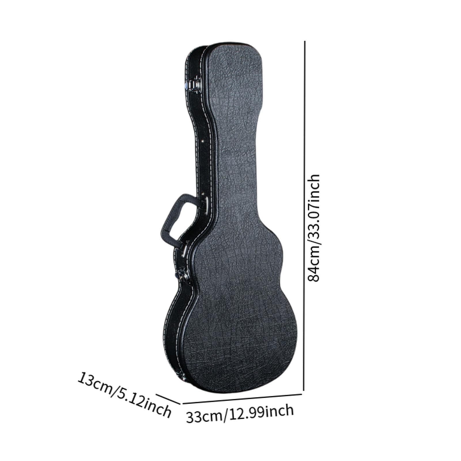Estuche Rígido para Guitarra Impermeable, Protección Antigolpes para Guitarras Acústicas, Clásicas y Eléctricas