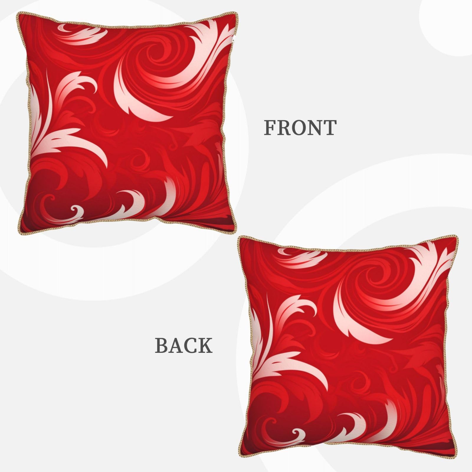 Amazon.co.jp: ベクトル赤 クッションカバー 18