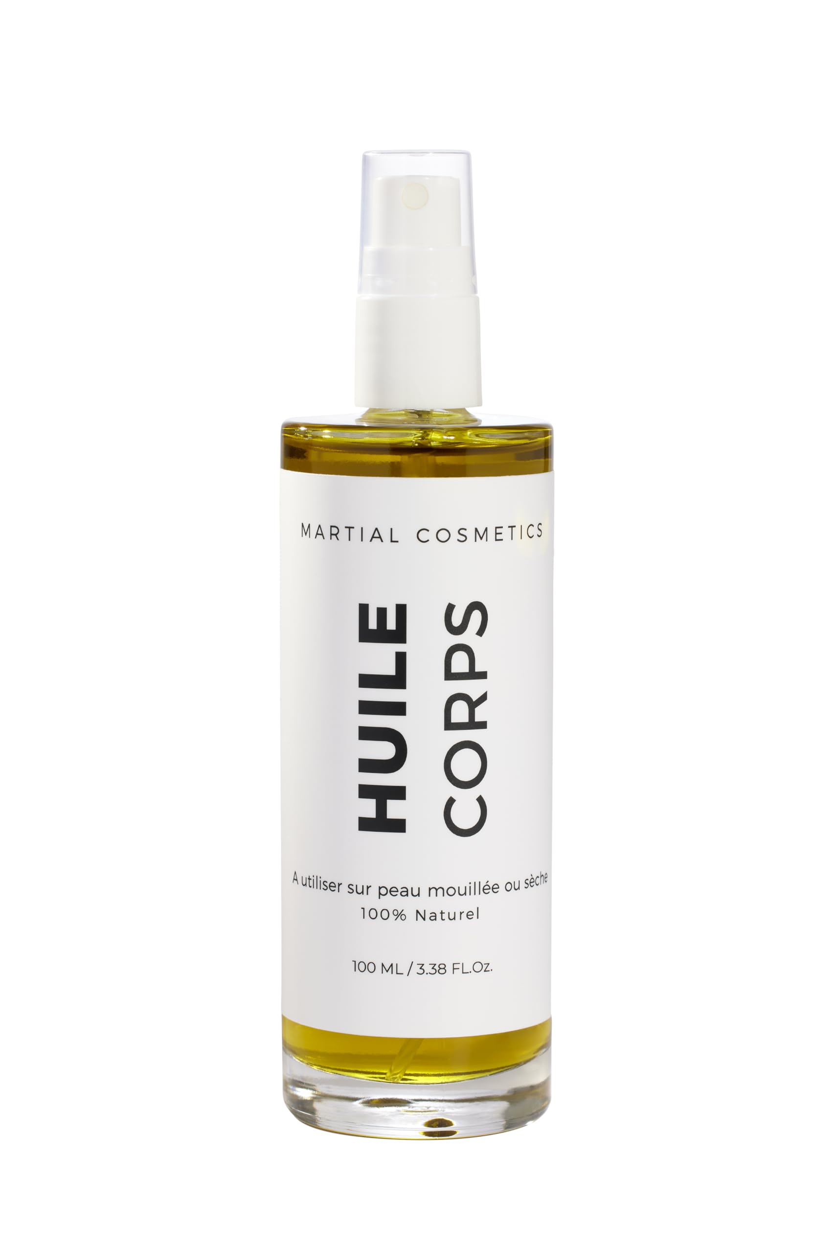 Huile corps naturelle anti tiraillement 100ml soin hydratant