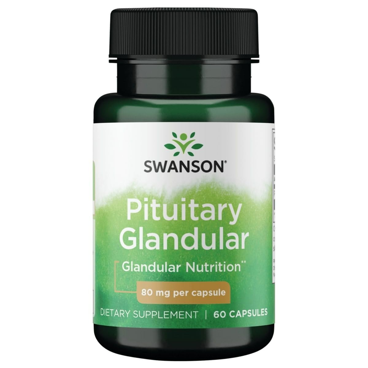 SwansonRaw Pituitary Glandular 80Mg 60 Capsules