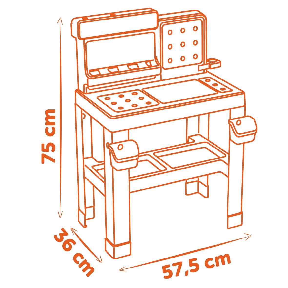 Smoby Black & Decker Pro Werkbank Modell 2025 (360740)