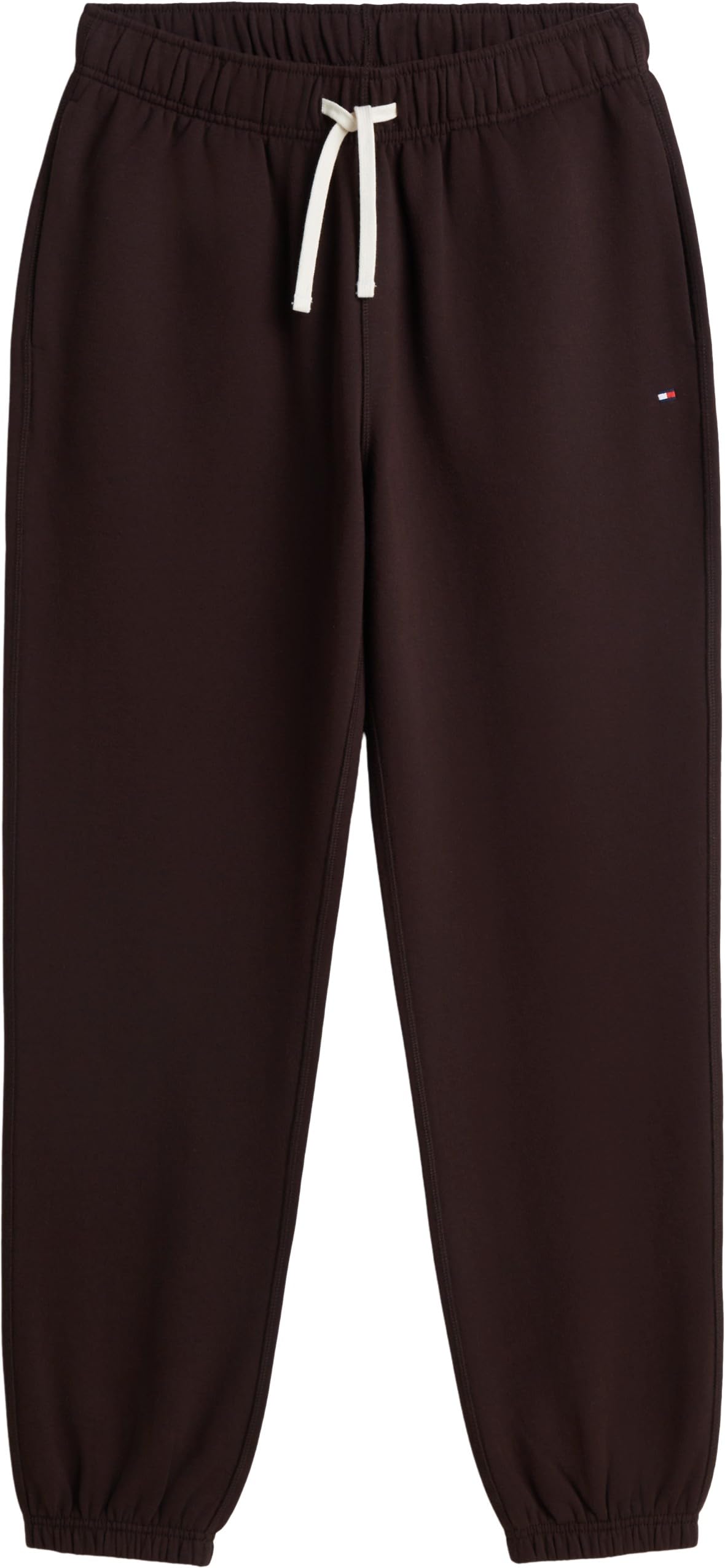 Tommy Hilfiger Pantalones de chándal con cordón de Forro Polar para Hombre, Chocolate, XXL