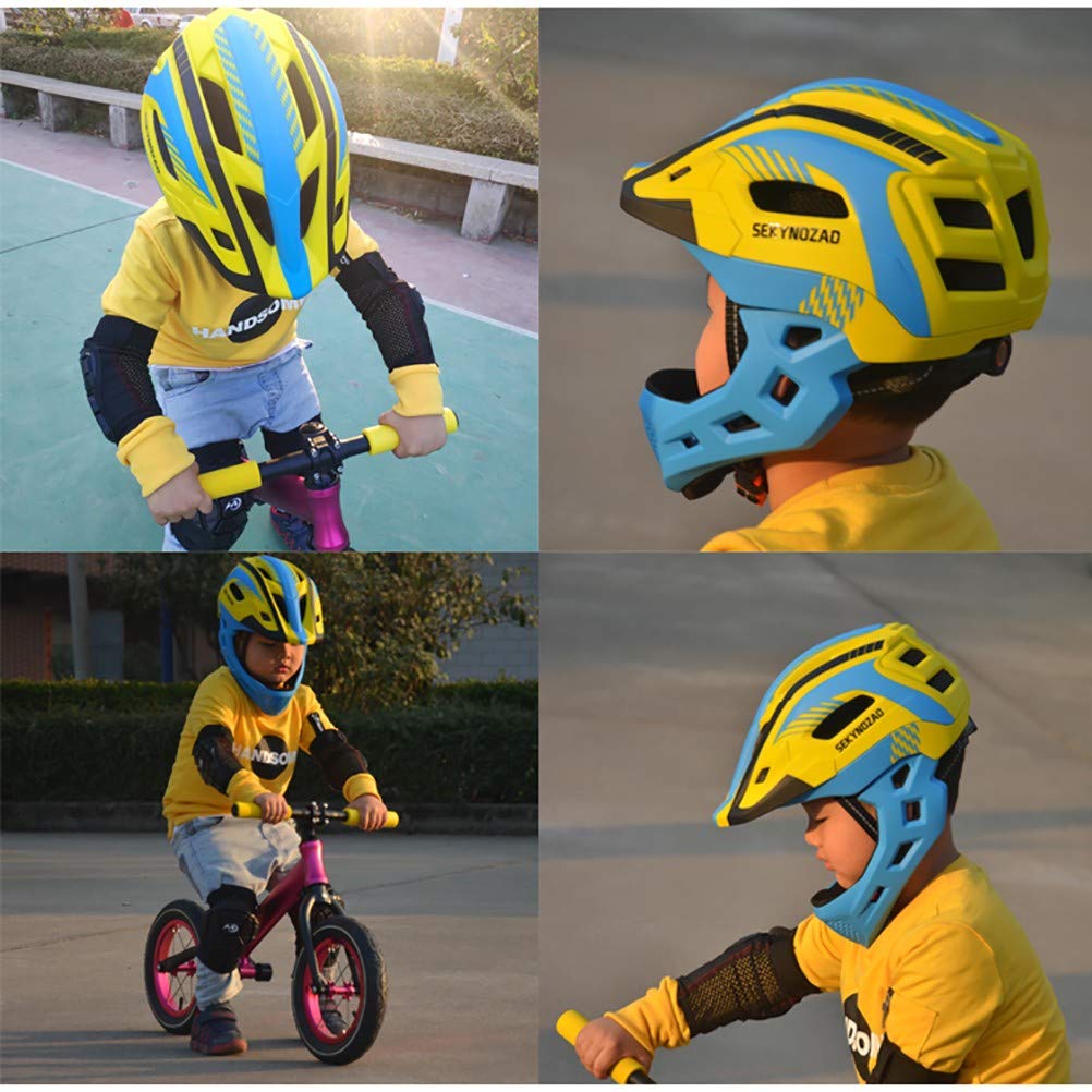 Kinder Fahrradhelm Abnehmbar Integralhelm Verstellbar Kinderhelm Multi-Sport Schutzhelm für 3-15 Jahre Junge Mädchen Skateboard Roller Inlineskaten Scooter BMX