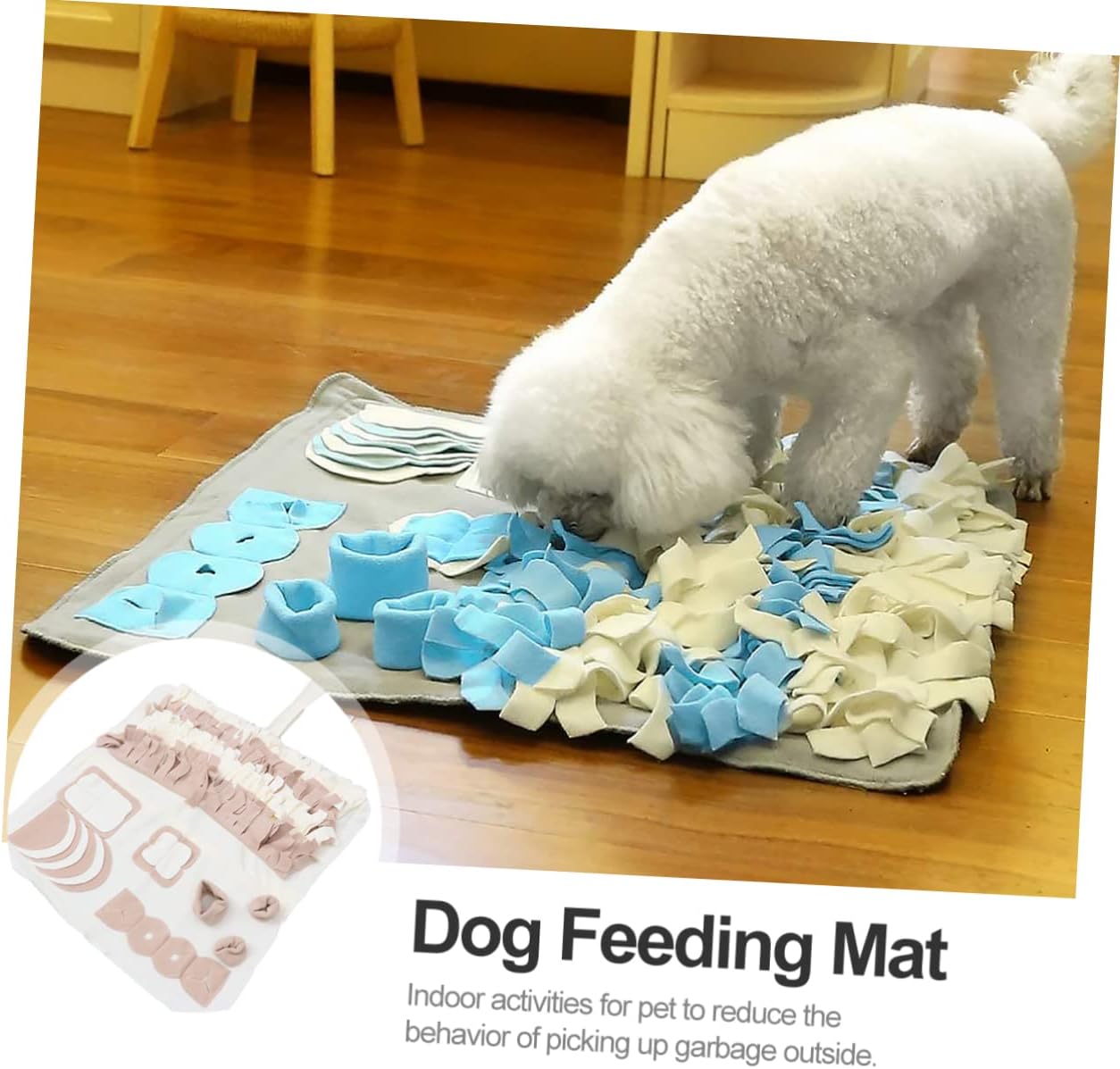 Dog Foraging Skill Mat Pet Activity Pad Snuffle Mats for Dogs Pet Training