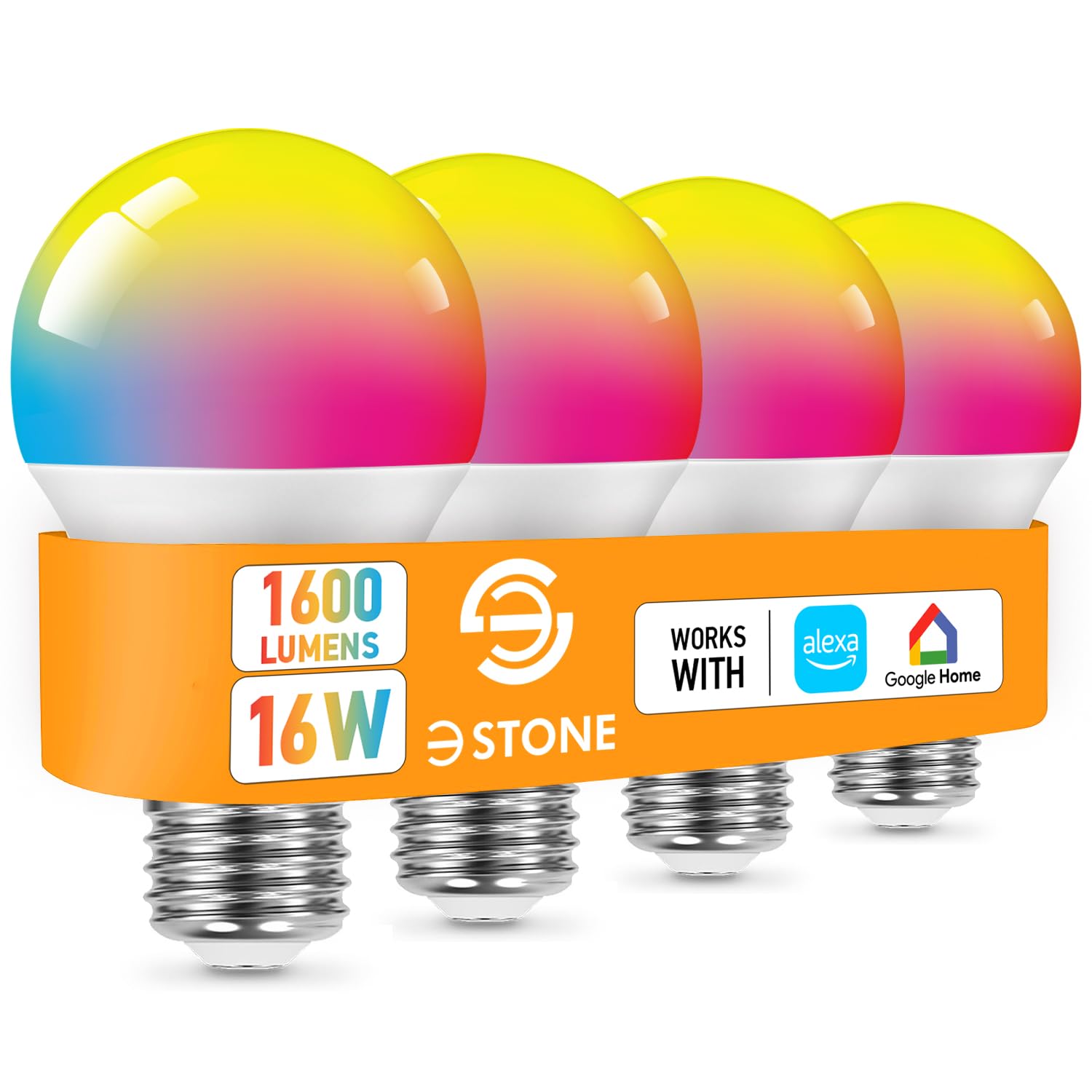 3Stone LED Bulb, WiFi, Rainbow, Multicolor, Globe(G), 16W, 1 Count - Review, Price and Buying Guide