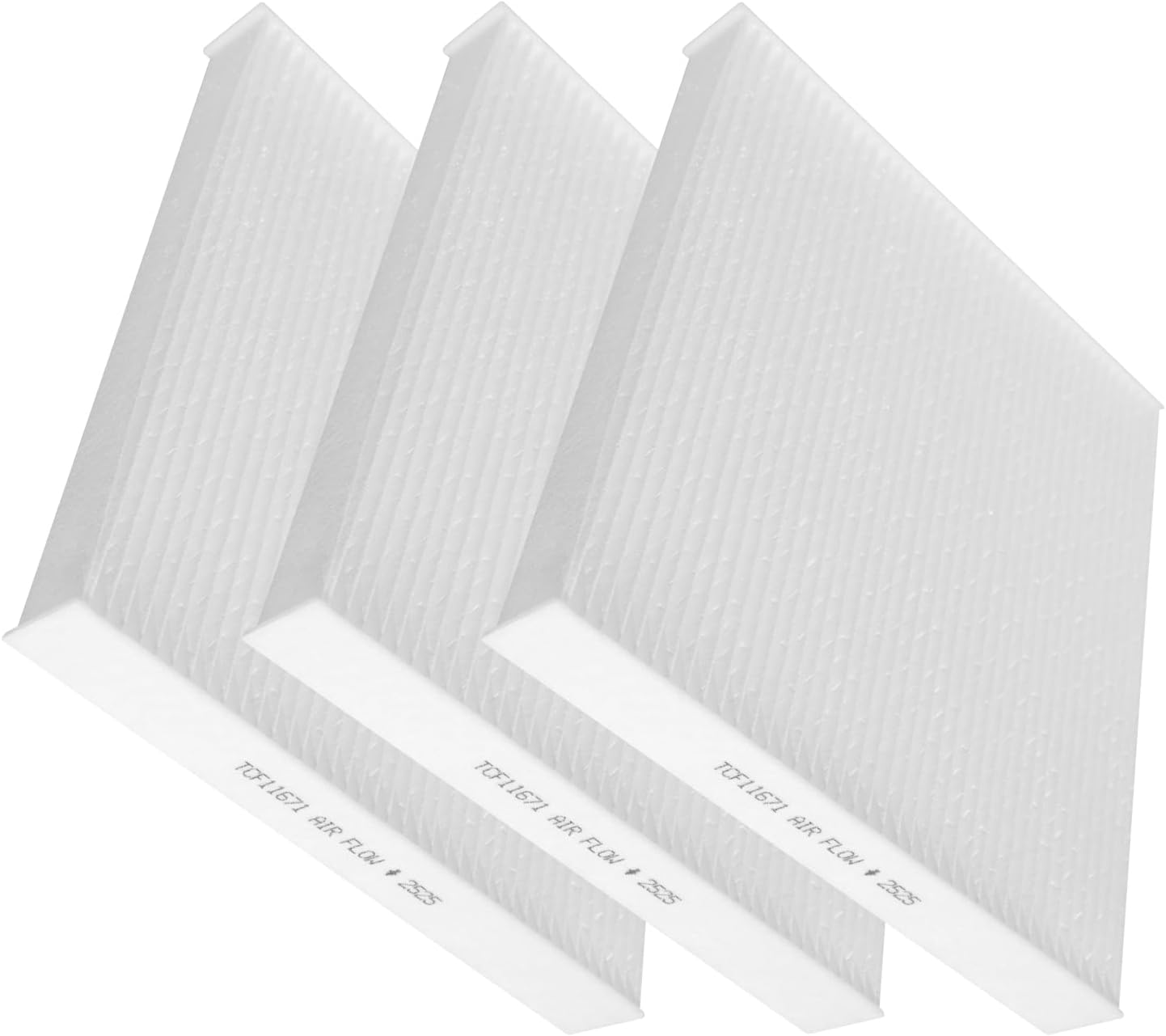 4Pcs Cabin Air Filter, CF11671 Replacement for Jeep Grand Wagoneer L, Mazda 6 CX-7, Ram 1500 Classic 2500 3500 4500 5500, Replace OE# PCF11671, 68318365AA, 68406048AA, EG2161P11