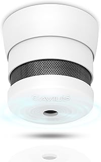 Cavius Rauchwarnmelder mit 10 Jahren Garantie und fest eingebauter 10- Jahres Lithium Batterie Modell 2007 Der kleinste Rauchmelder der Welt