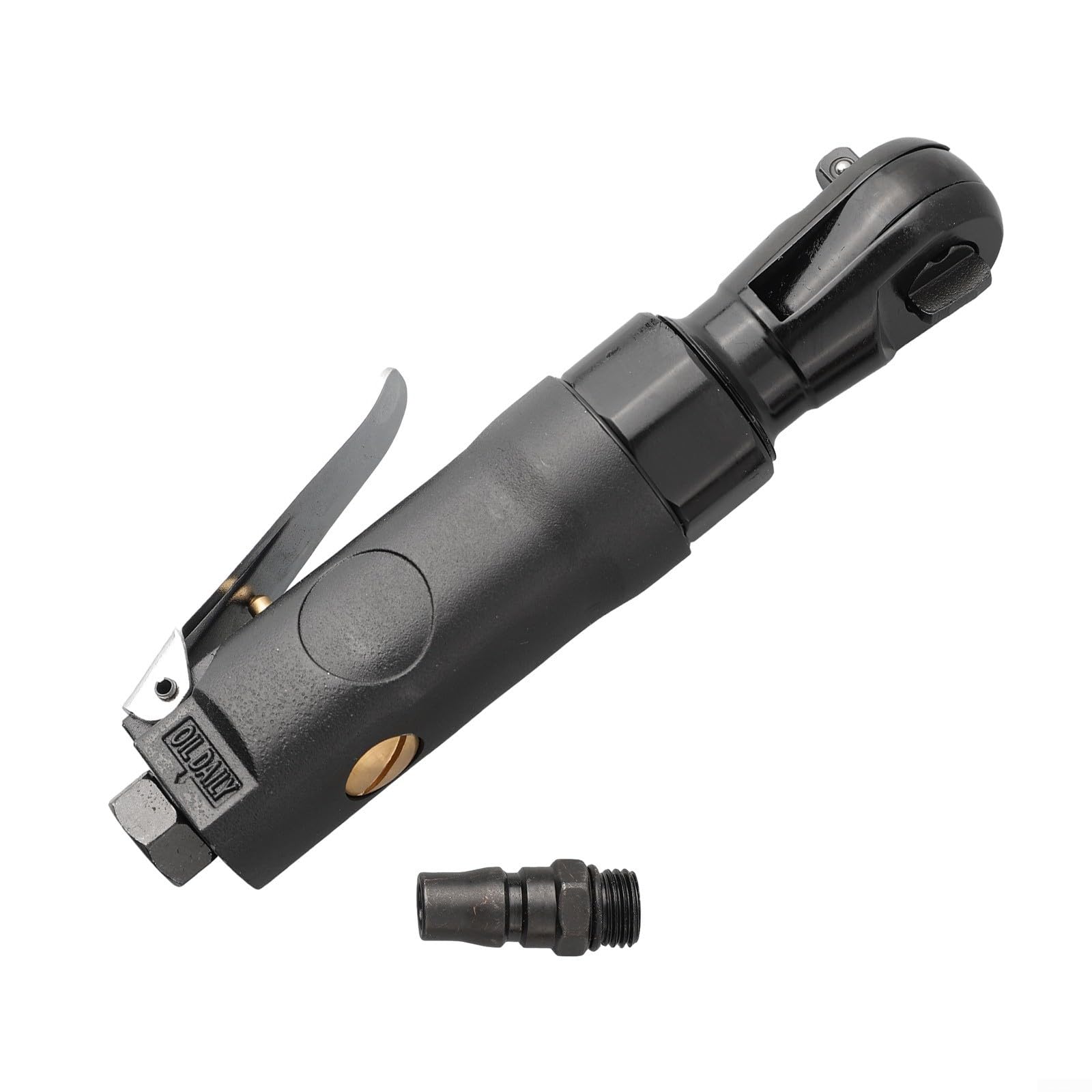 Llave de trinquete neumática profesional de alto par de torsión de cabeza cuadrada de 1/4 pulgadas, 160-250 rpm para maquinaria de construcción naval, industria automotriz