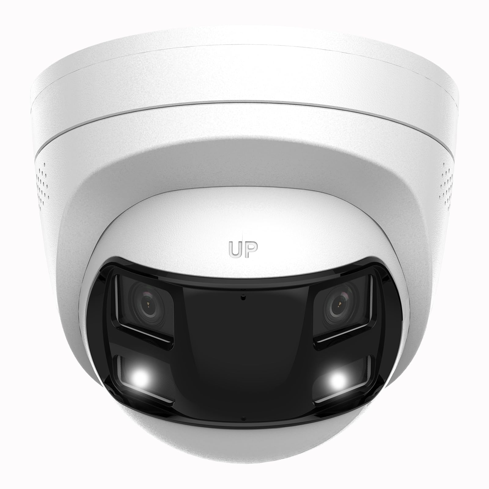 4K 8MP Panoramic DS-2CD1383G2P-LIUF/SL 2MM, Hik IP Camera with Dual-Lens 180° Wide Angle, Two-Way Talk, Strobe Alarm, Person/Vehicle Detection, Smart