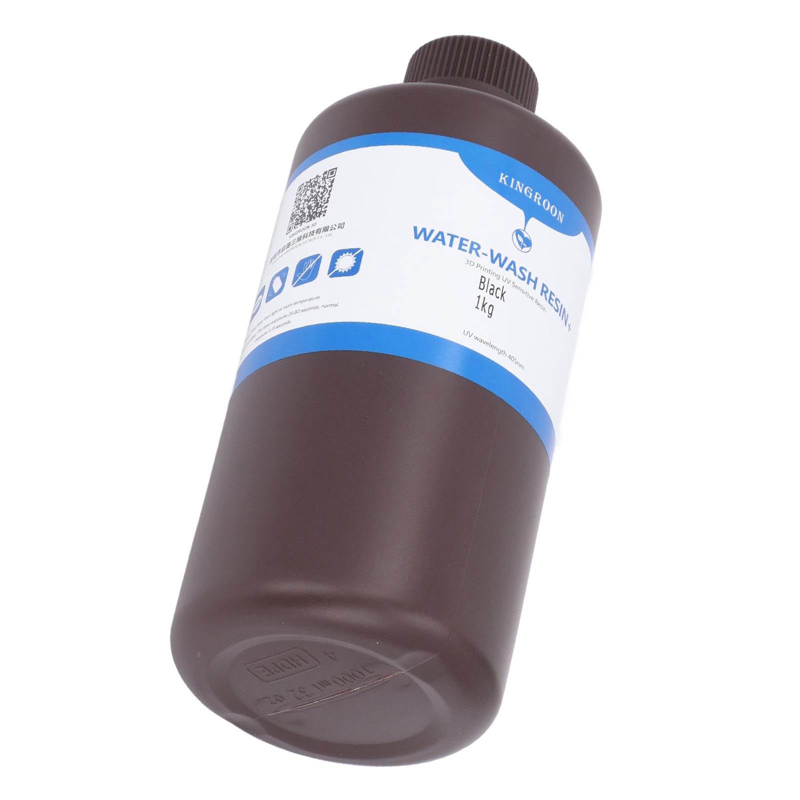 Resina per stampante 3D Resina fotopolimerica calcinabile UV per stampante 3D LCD DLP SLA Nero 1000 g