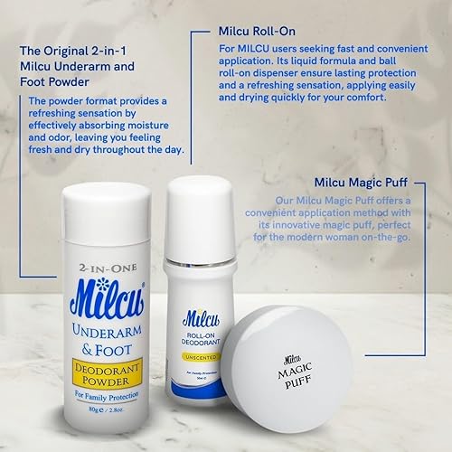 Miniatura 3 de Desodorante en rollo sin perfume 1.7 fl oz por Milcu