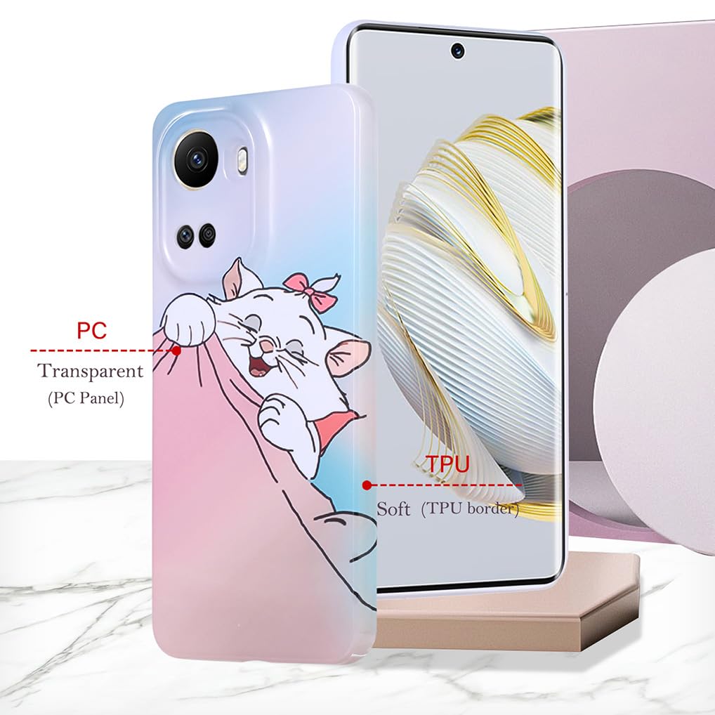 UPLAI Cover per Huawei Nova 10 Pro, Ultra Sottile Antiurto